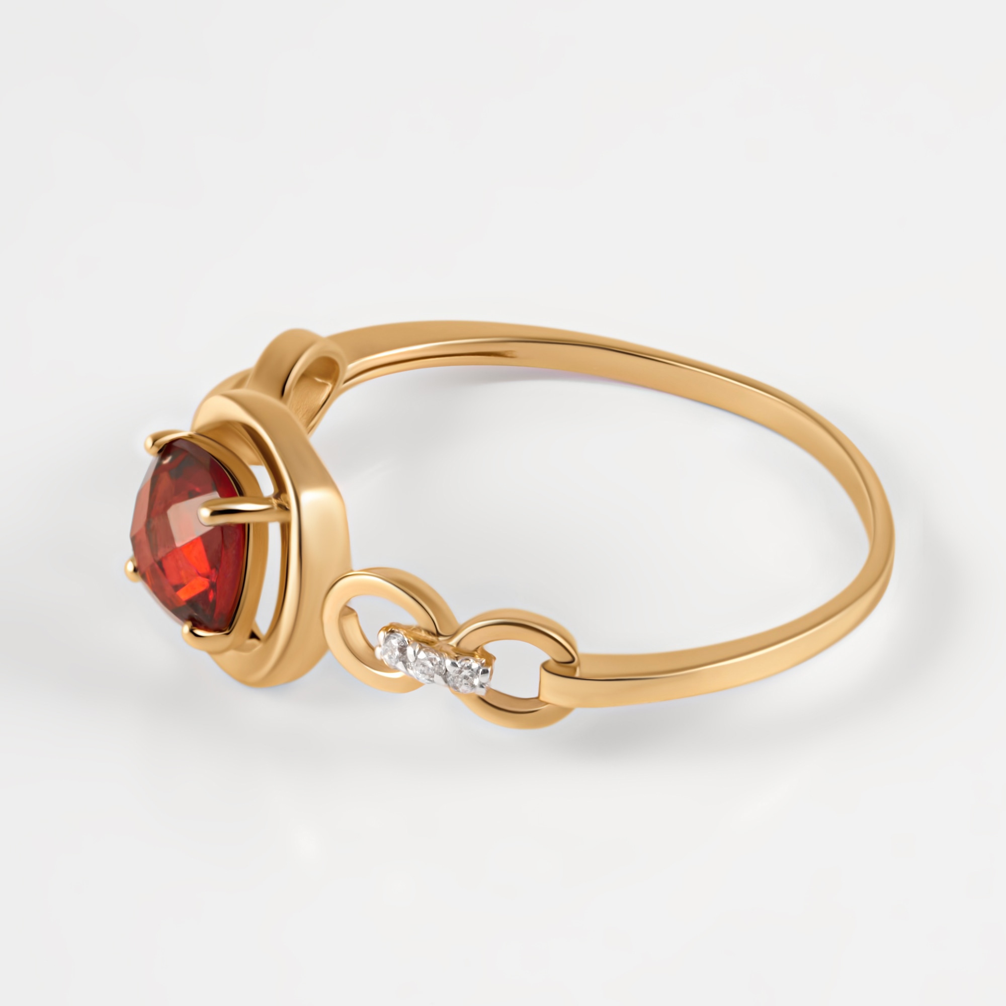 Золотое кольцо Алекси из красного золота 585 пробы А3011910гр