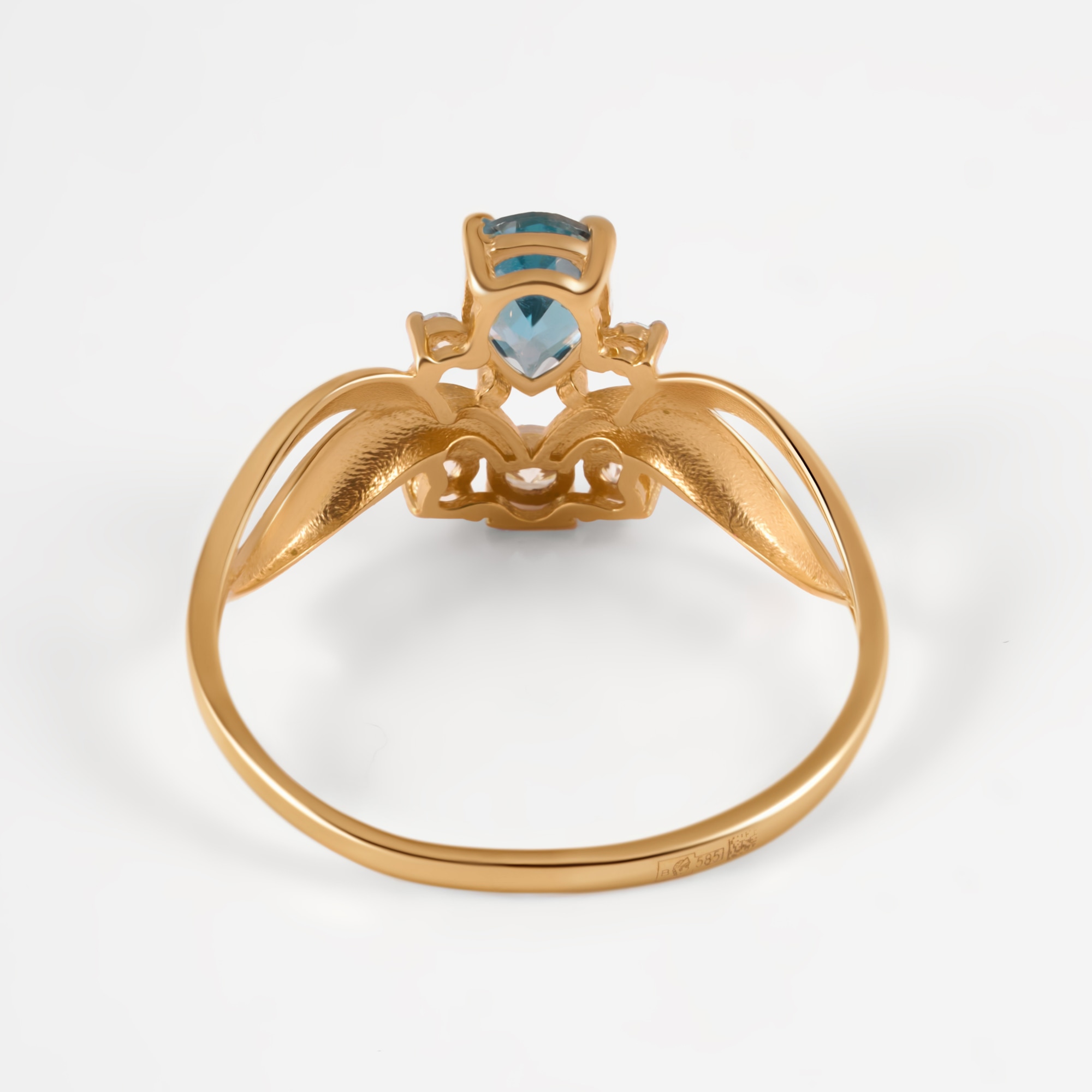 Золотое кольцо Алекси из красного золота 585 пробы А3011920тл