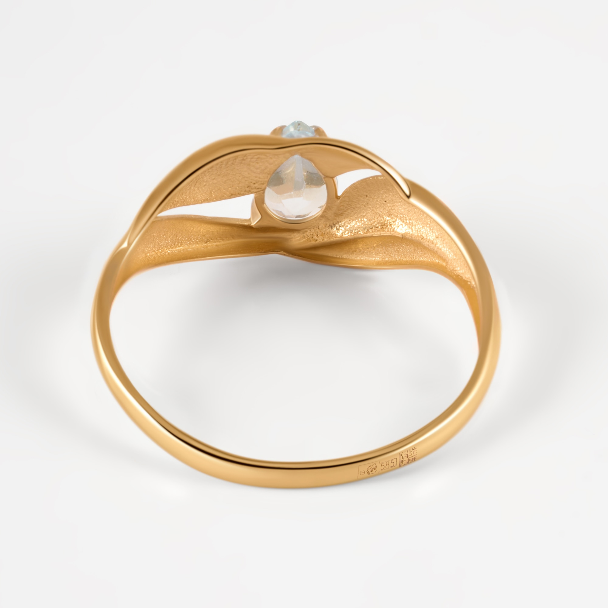 Золотое кольцо Алекси из красного золота 585 пробы А3012069тг