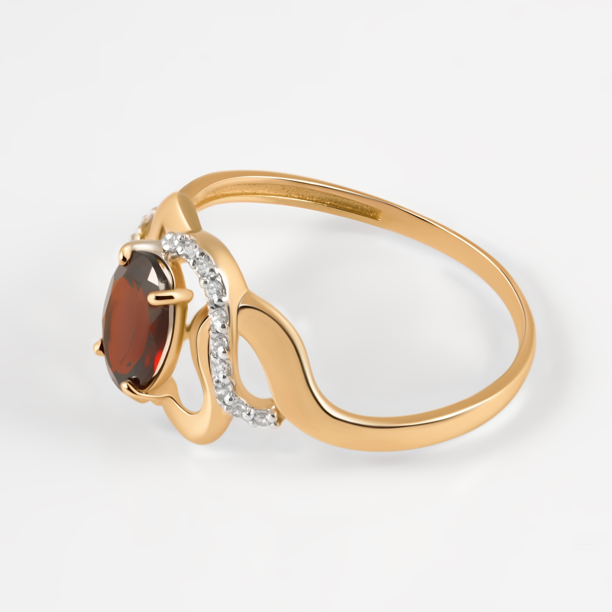 Золотое кольцо Алекси из красного золота 585 пробы А3011900гр