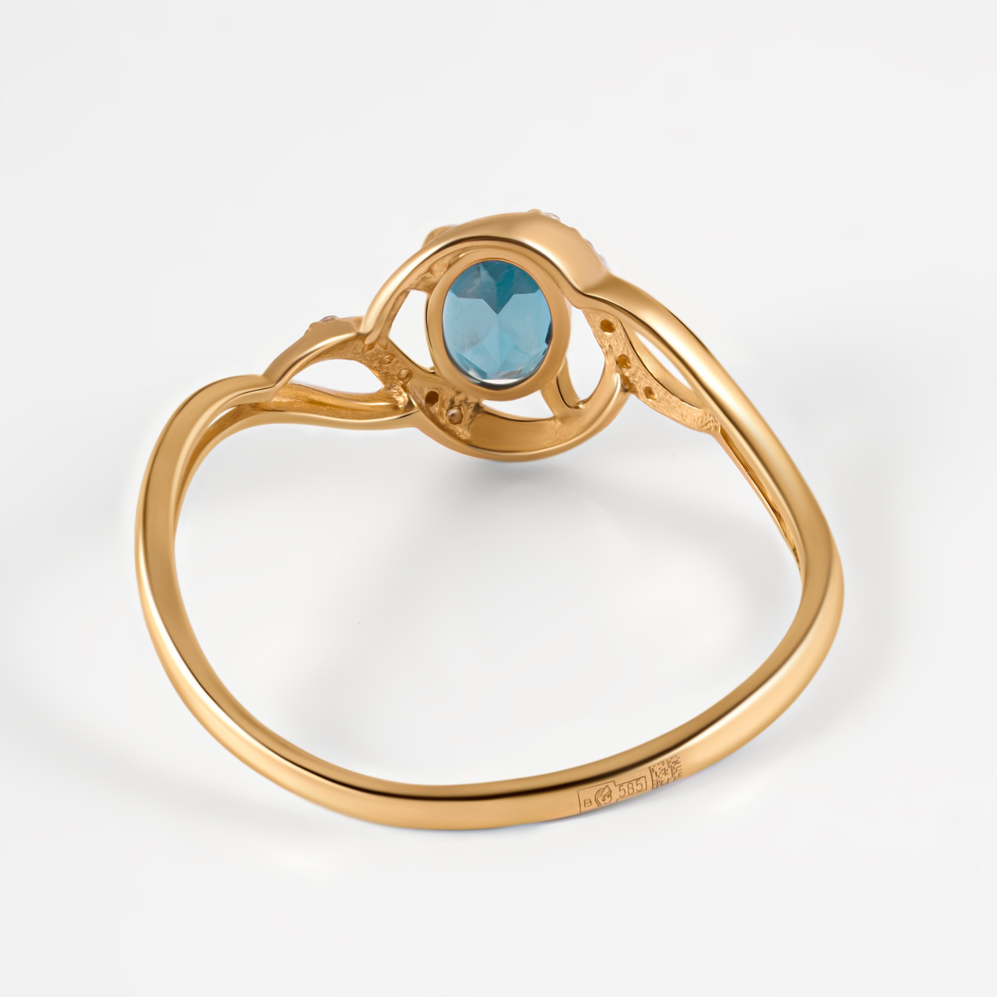 Золотое кольцо Алекси из красного золота 585 пробы А3011901тл