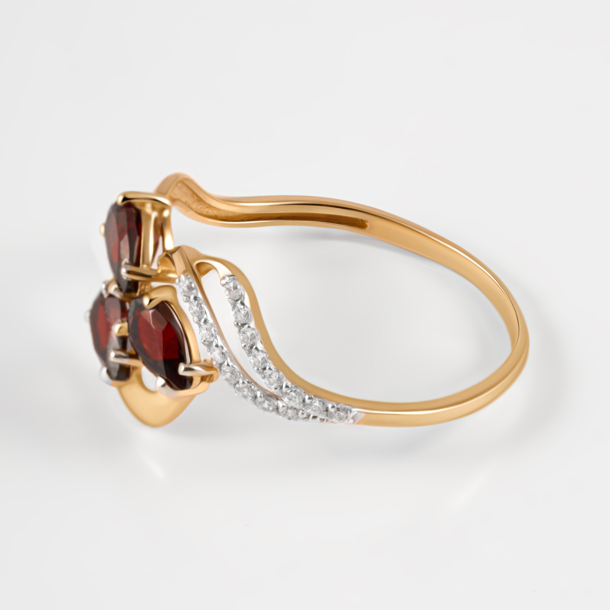Золотое кольцо Алекси из красного золота 585 пробы А3011888гр
