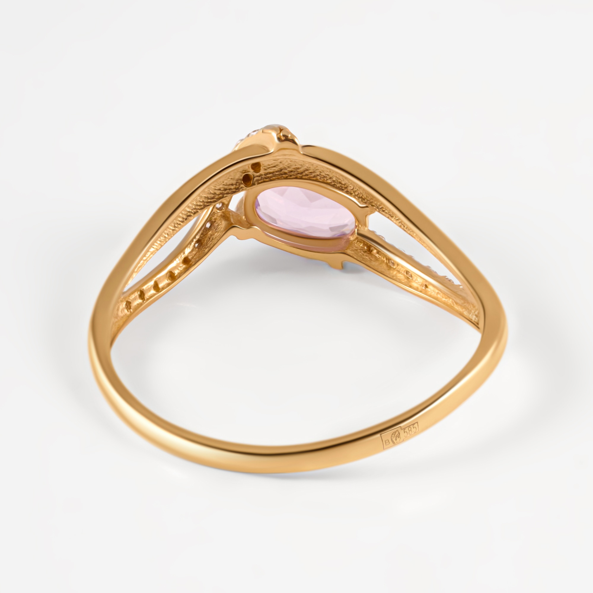 Золотое кольцо Алекси из красного золота 585 пробы А3011905ам