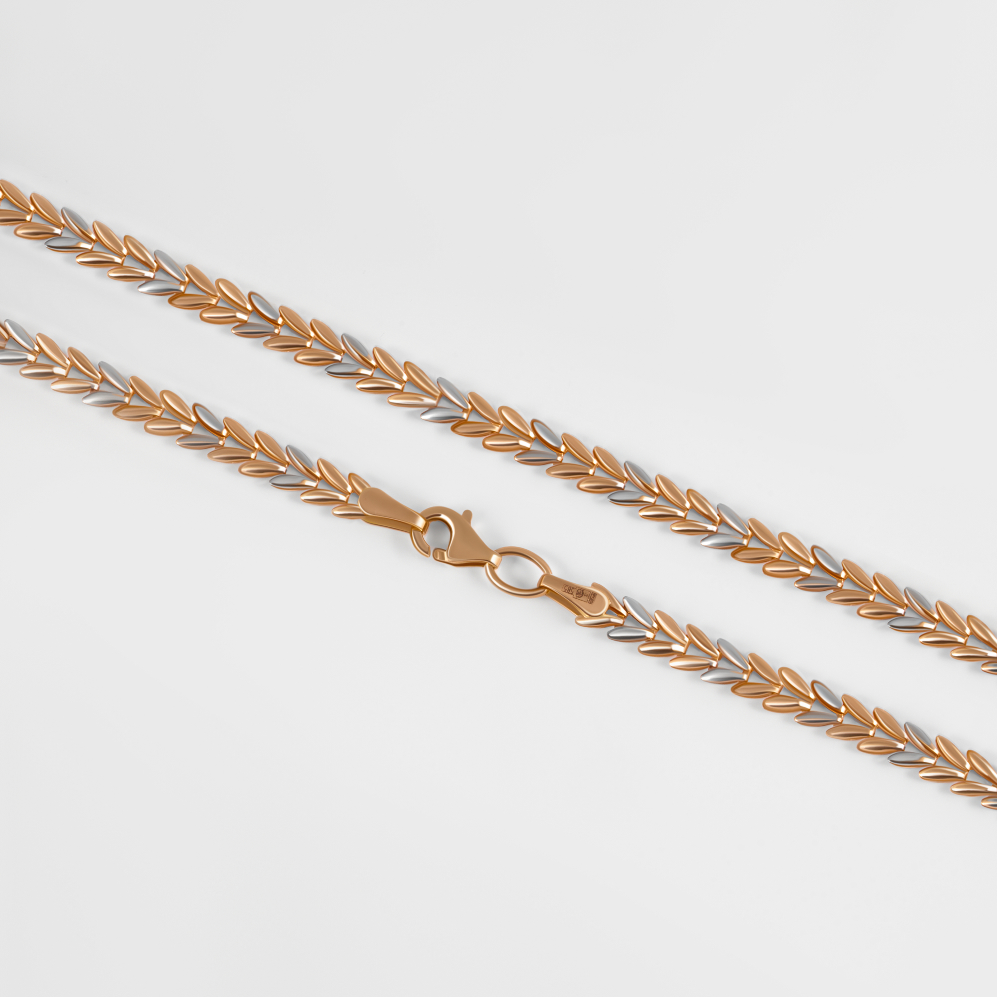 Золотая цепочка плетение Картье (Фигаро) (арт. 306010)