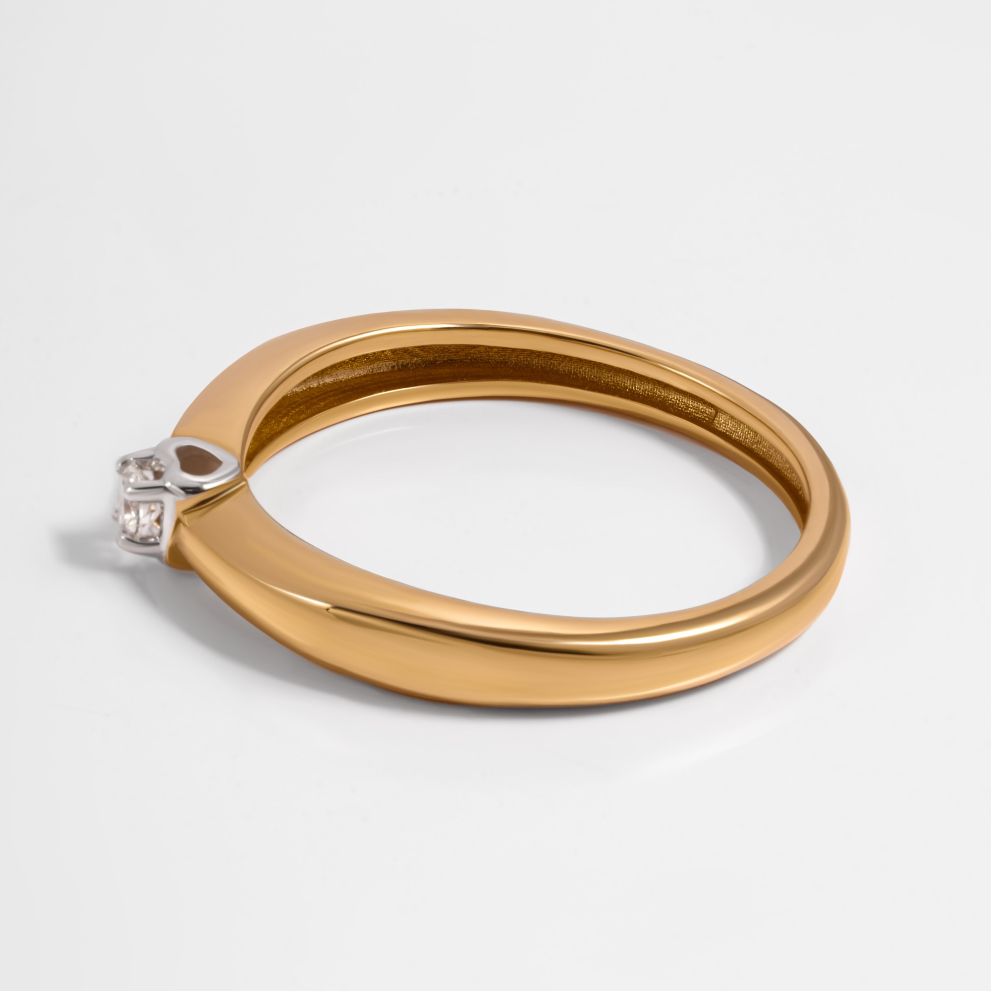 Золотое кольцо Бергер из красного золота 585 пробы Б2БР110043