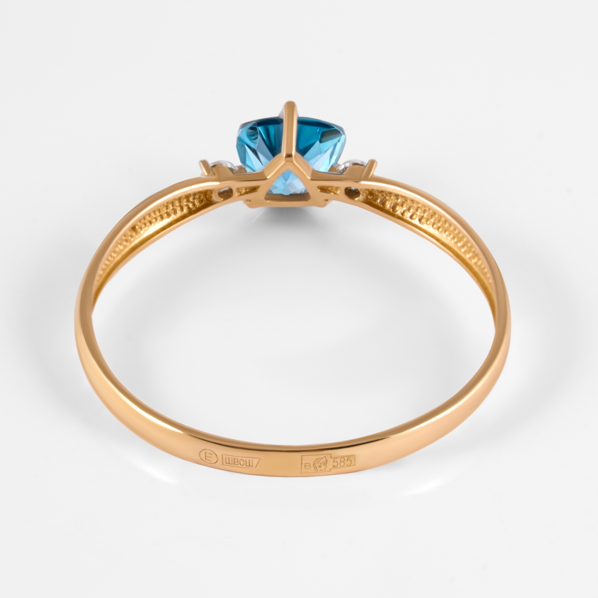 Золотое кольцо Efremof из красного золота 585 пробы ЮПК13416971тл