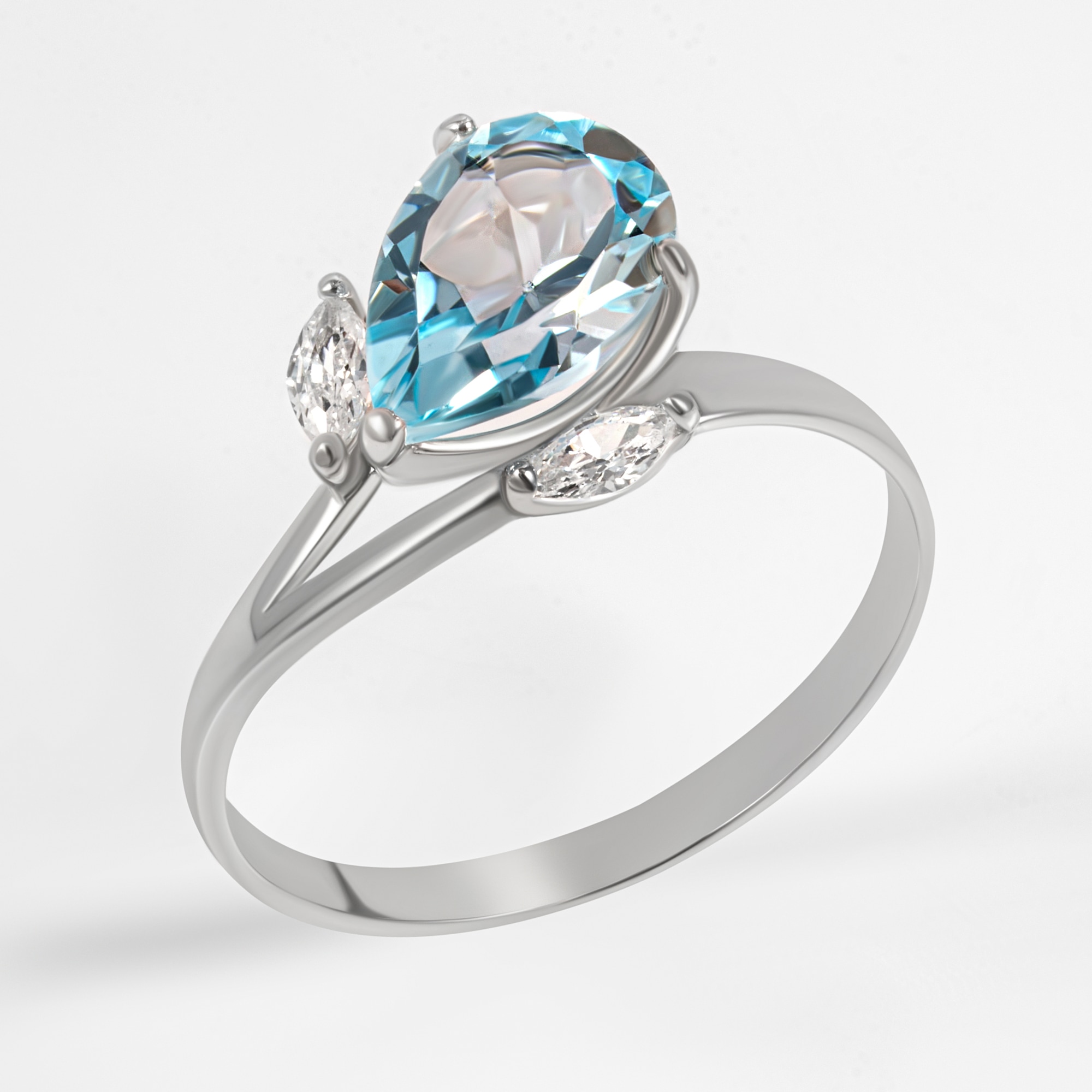 Серебряное кольцо Ривьера 6Р151-0904-07