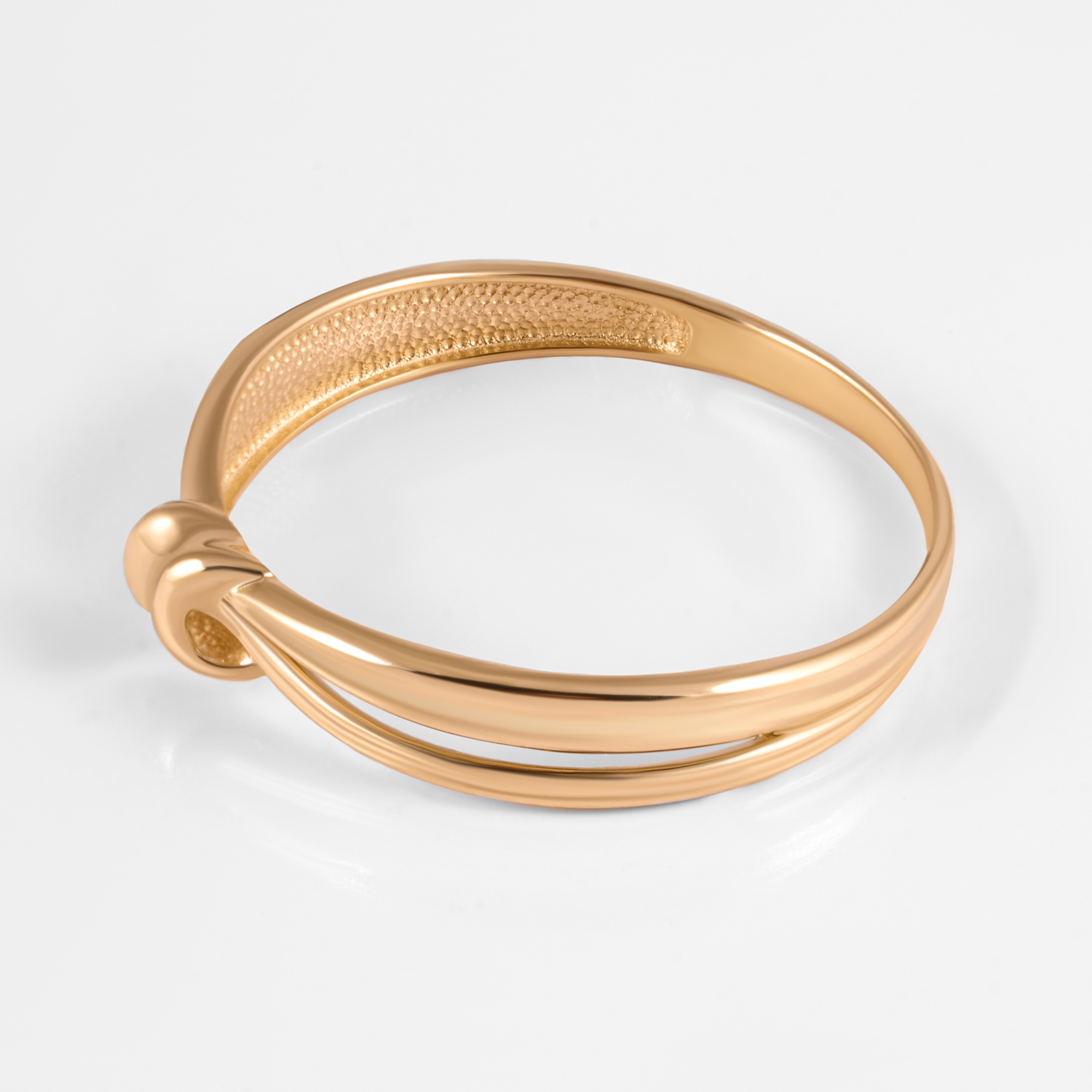 Золотое кольцо Дельта (delta) из красного золота 585 пробы ДП2105796