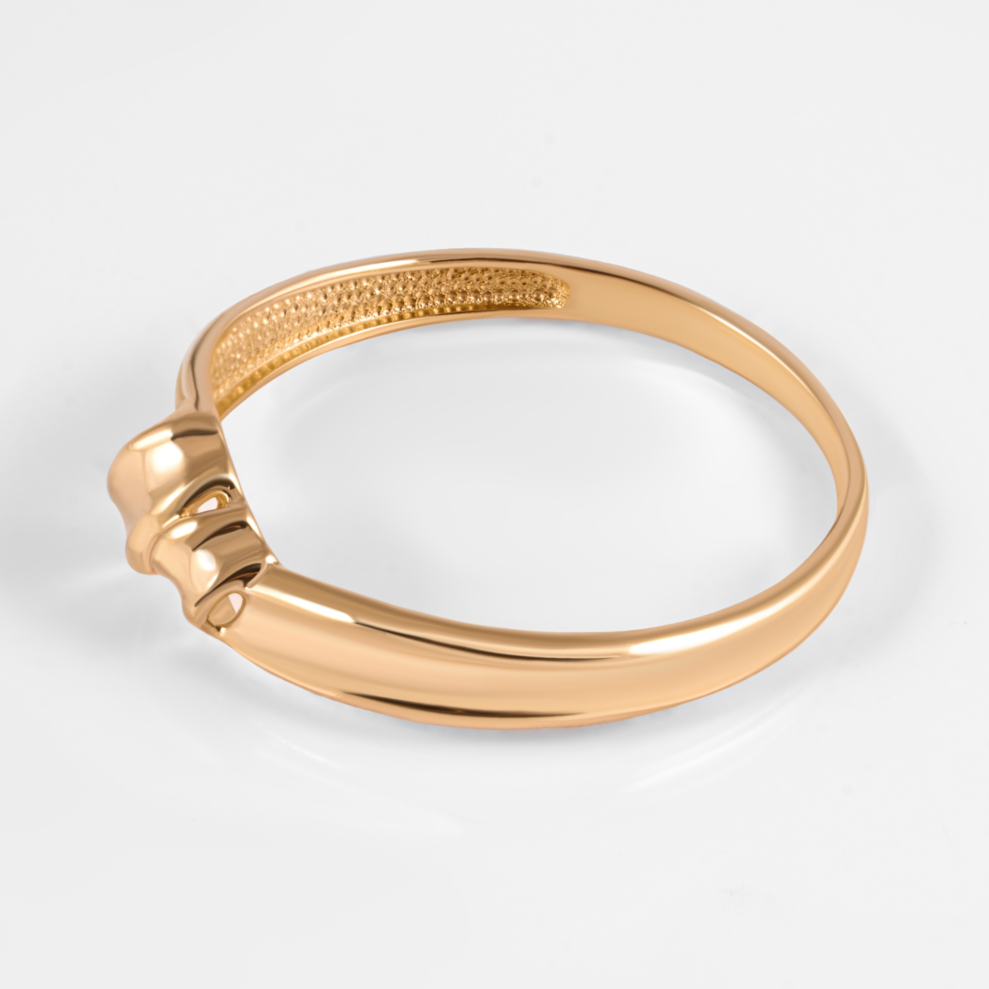 Золотое кольцо Дельта (delta) из красного золота 585 пробы ДП2105756