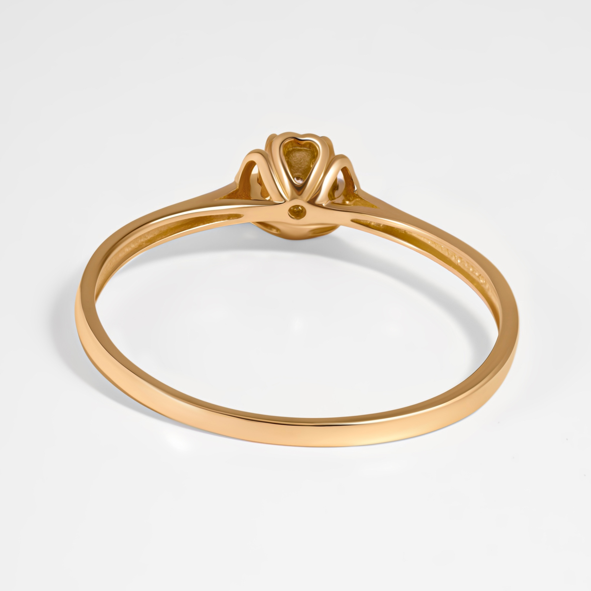 Золотое кольцо Клондайк из красного золота 585 пробы ЛХ01-01535-1-02-001-02-01