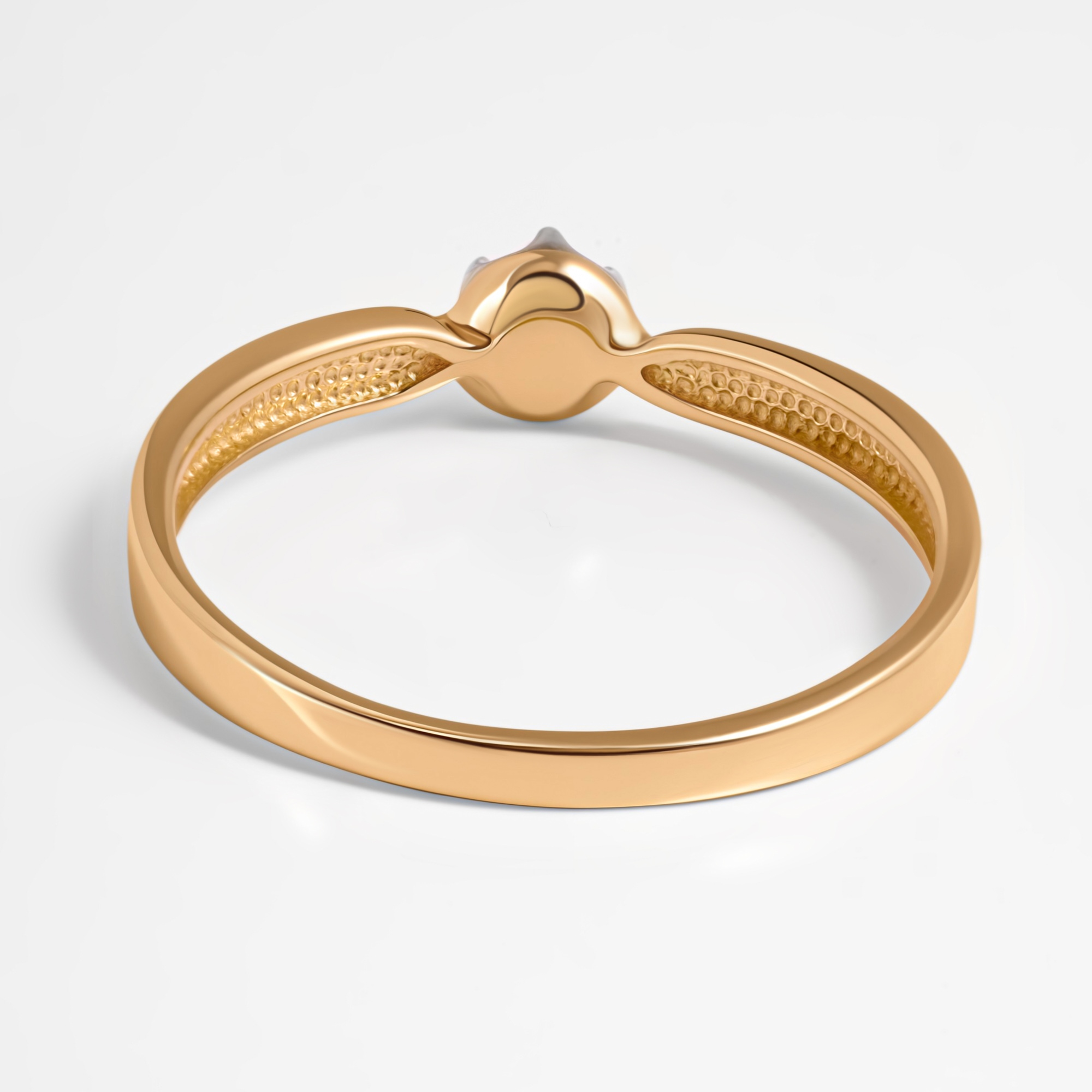 Золотое кольцо Клондайк из красного золота 585 пробы ЛХ01-00955-02-001-01-01