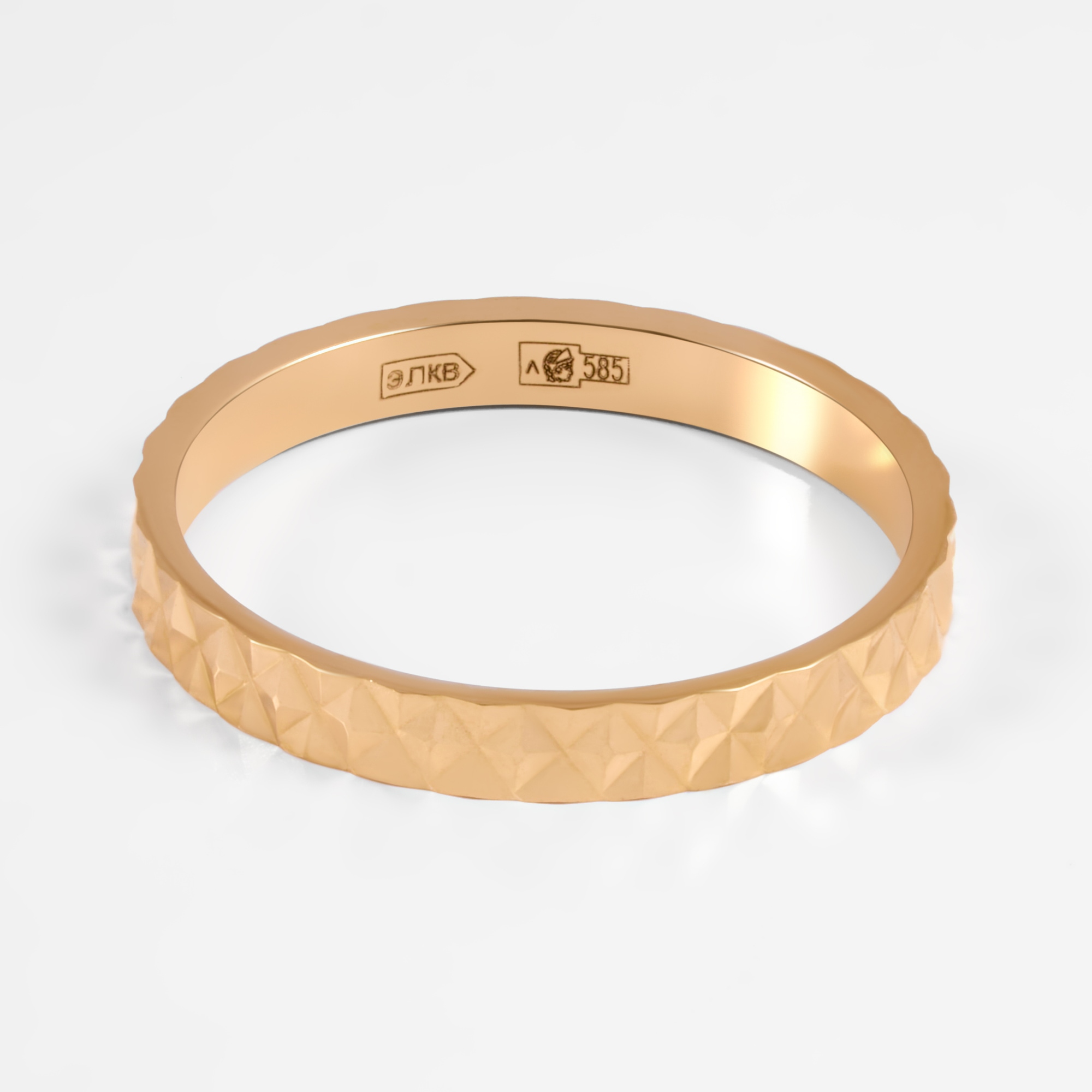 Золотое кольцо Талант из красного золота 585 пробы ТБКО202-09