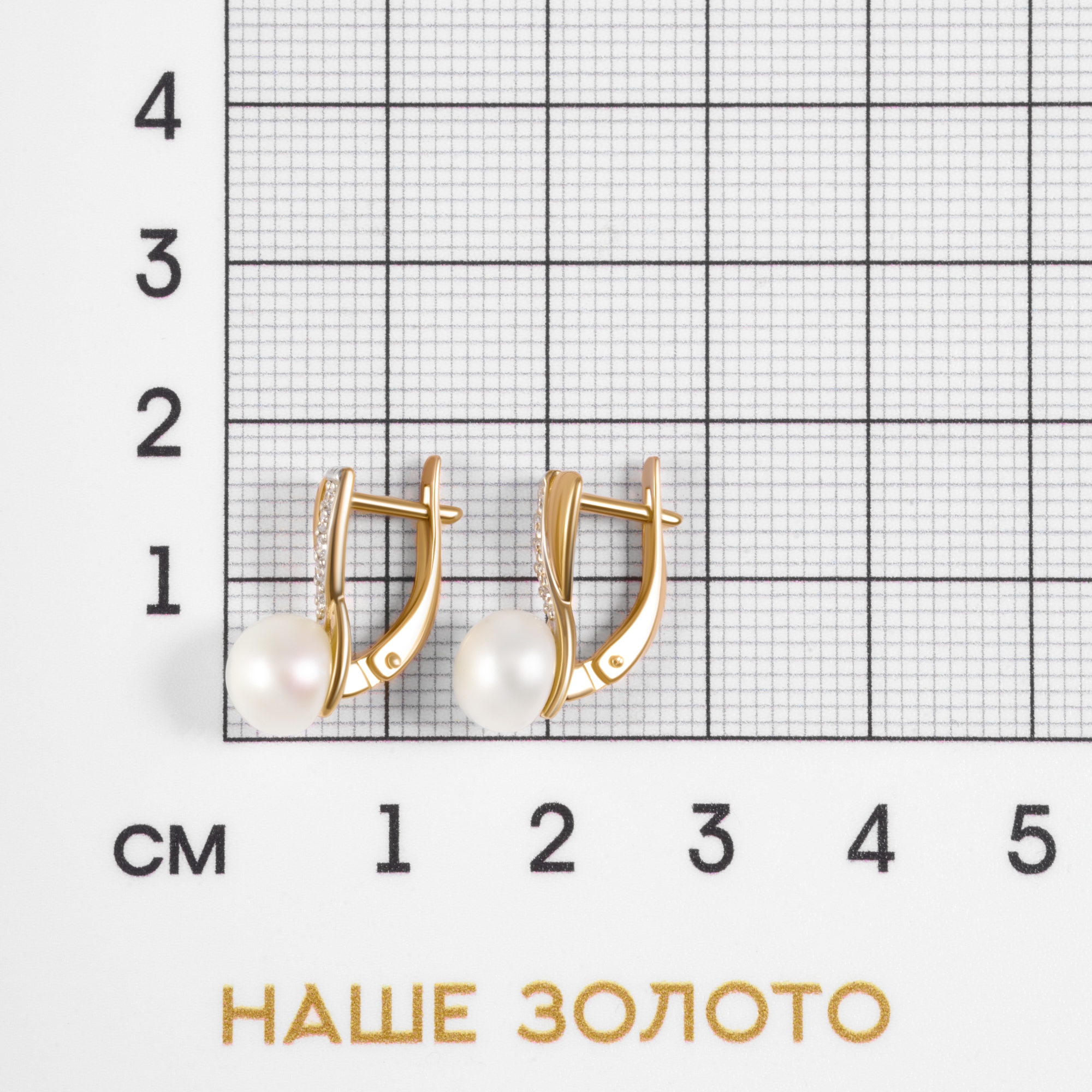 Золотые серьги Sokolov из красного золота 585 пробы ДИ51-320-02266-1