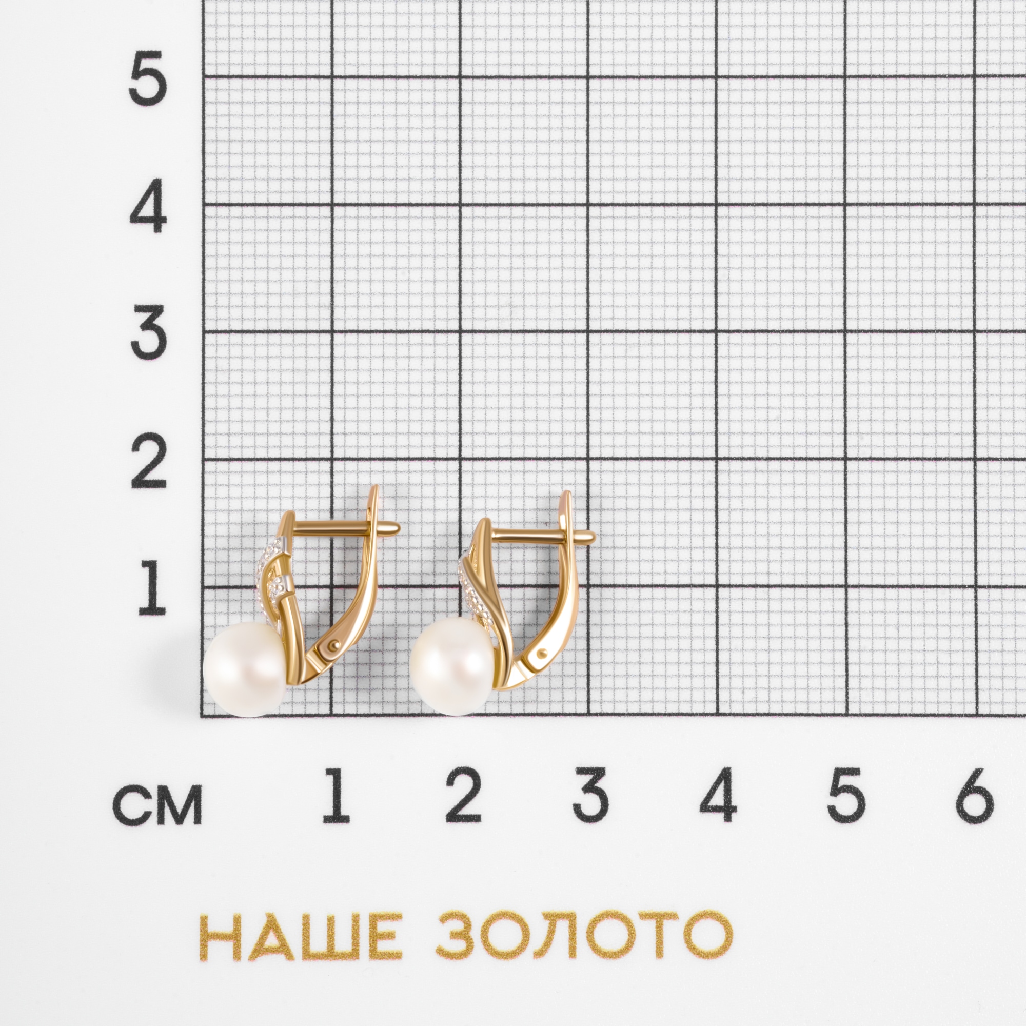 Золотые серьги Sokolov из красного золота 585 пробы ДИ51-320-02320-1