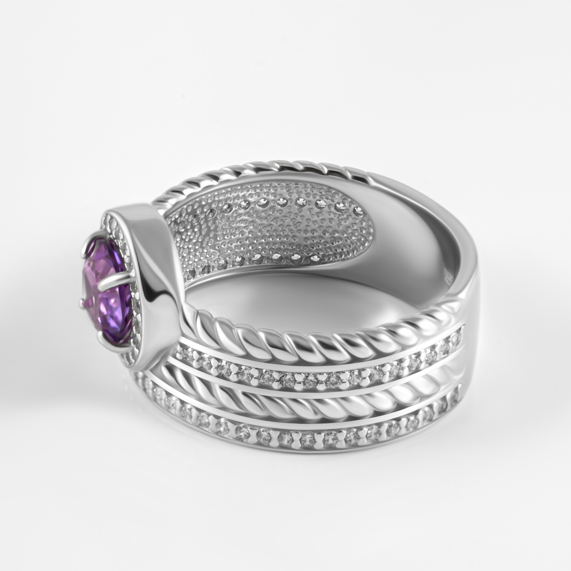 Серебряное кольцо Инталия ИТ106724-001-0019