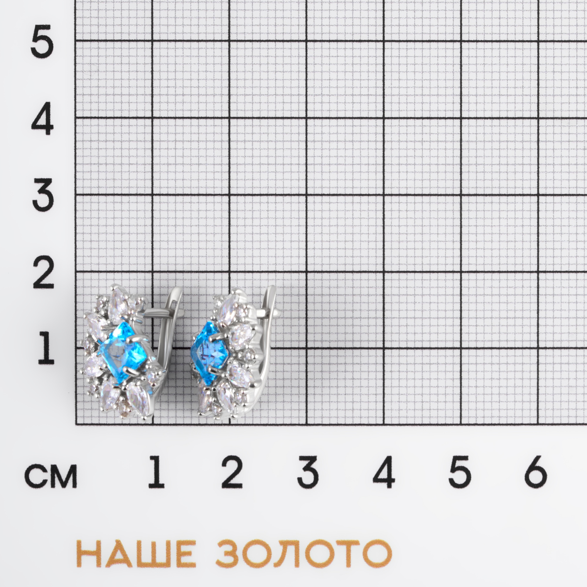 Серебряные серьги Инталия ИТ206766-101-0019