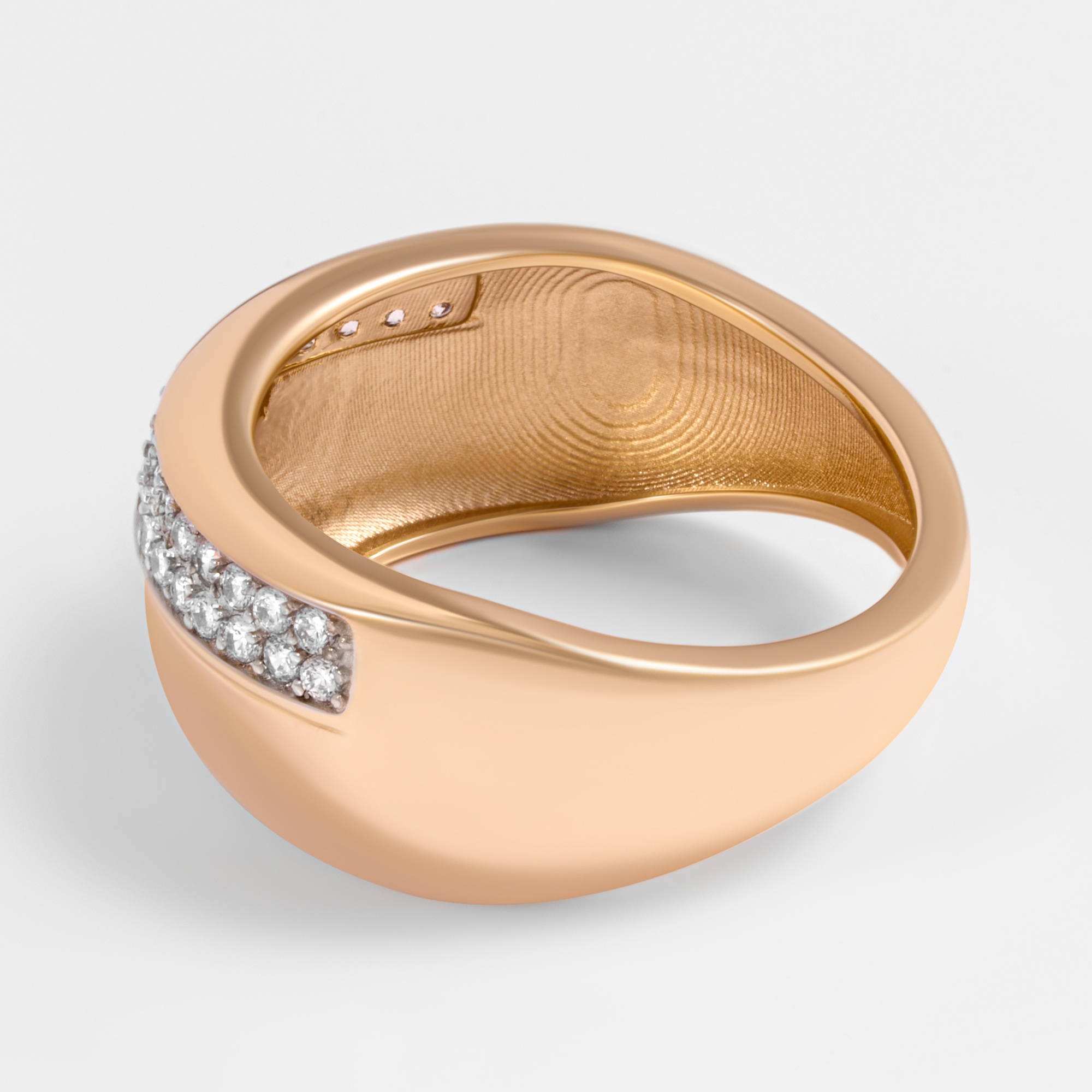Золотое кольцо Бергер из красного золота 585 пробы Б2110087