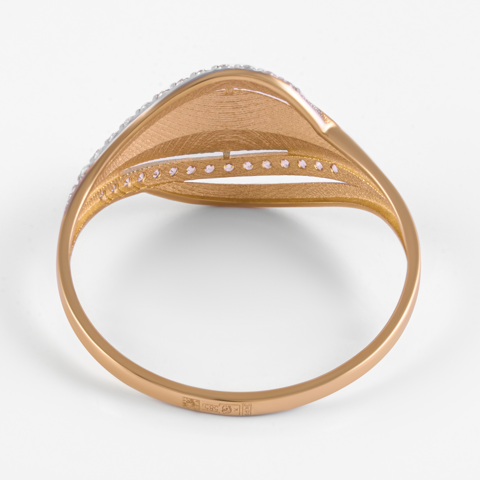 Золотое кольцо Золотая подкова из красного золота 585 пробы ЯВ902-00161-10-00-20-00