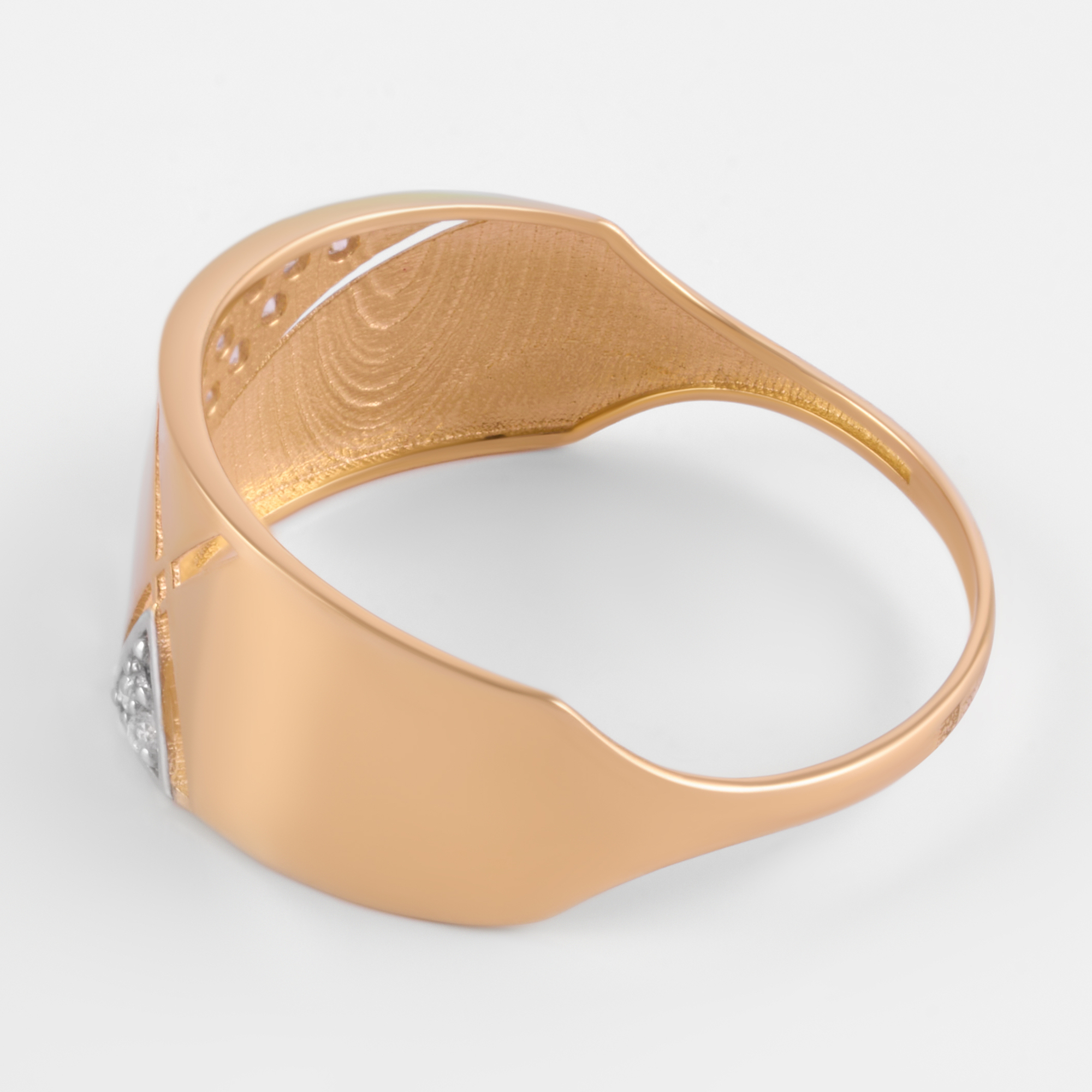Золотое кольцо Золотая подкова из красного золота 585 пробы ЯВ902-00214-10-00-20-00