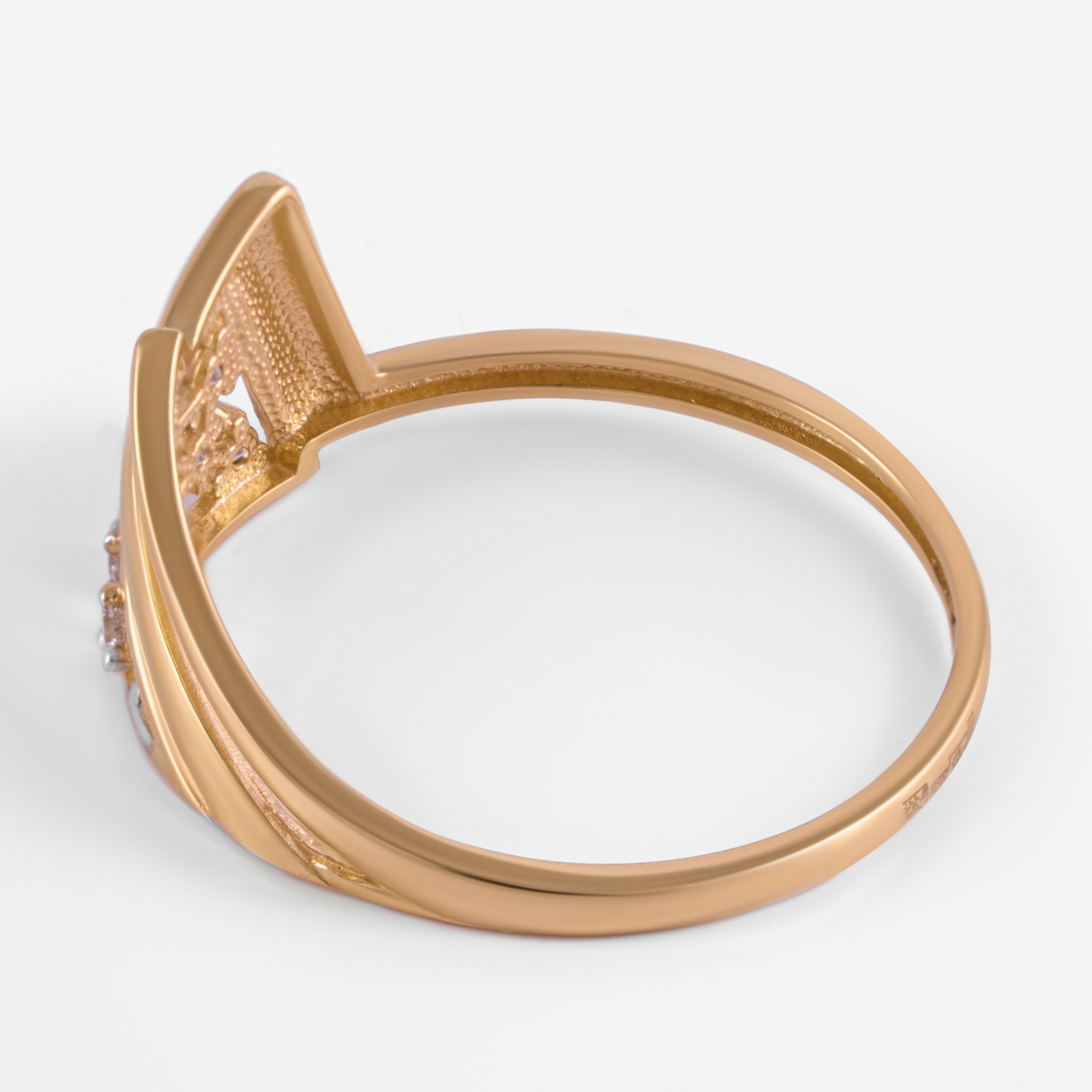 Золотое кольцо Золотая подкова из красного золота 585 пробы ЯВ802-02287-10-00-20-00