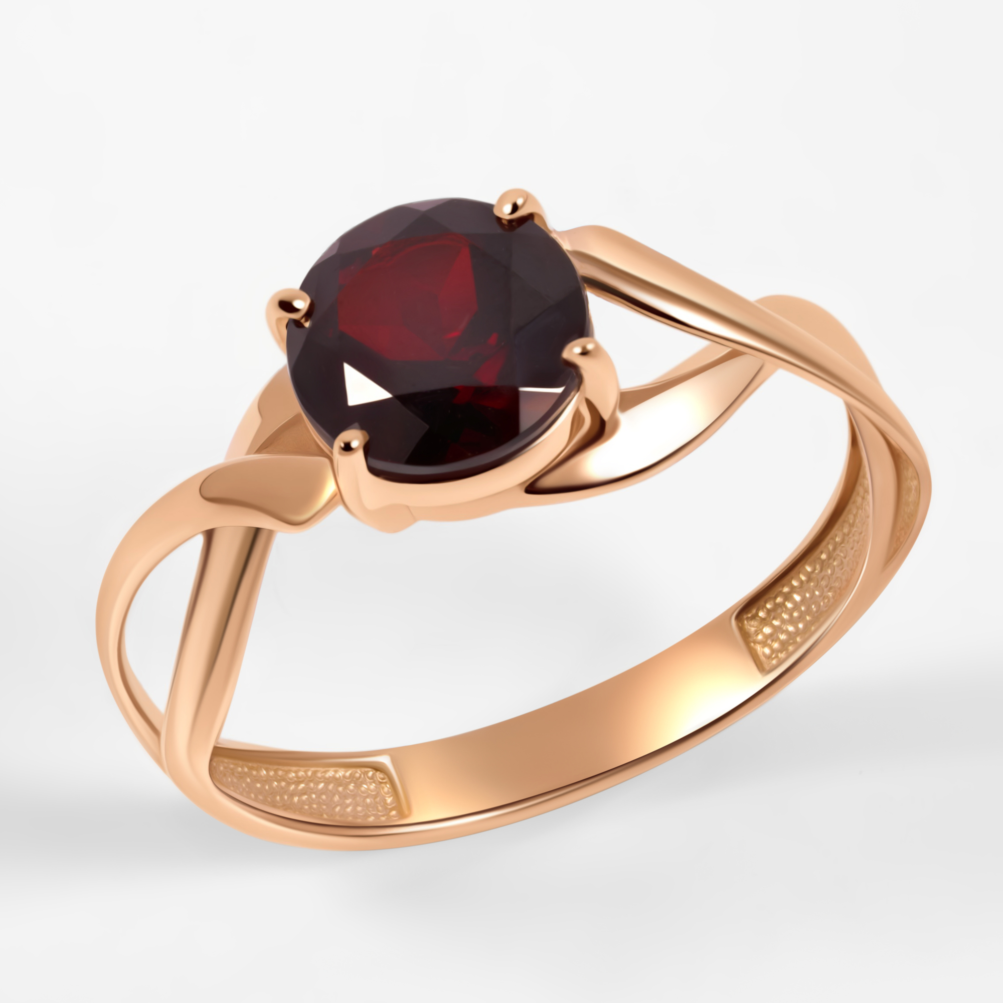 Золотое кольцо Efremof из красного золота 585 пробы ЮПК10418501гр