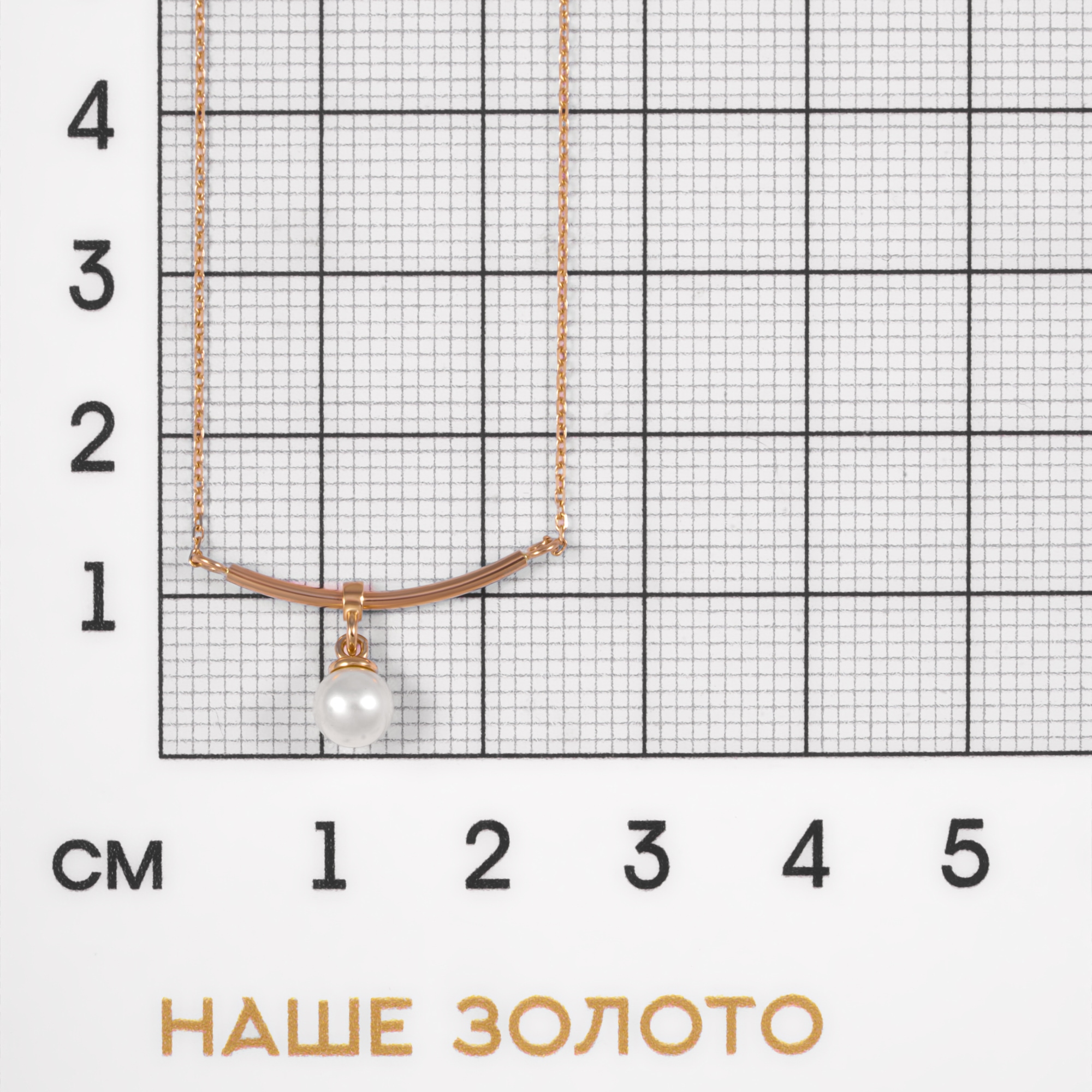 Золотое колье Sokolov из красного золота 585 пробы ДИ51-370-01843-1
