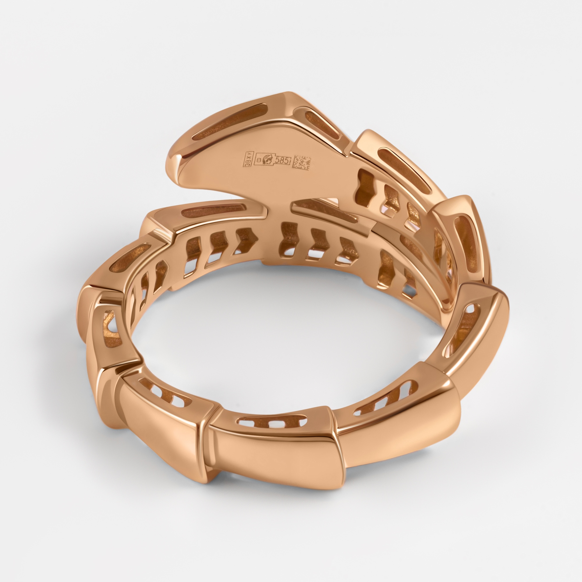 Золотое кольцо Бергер из красного золота 585 пробы Б2110287