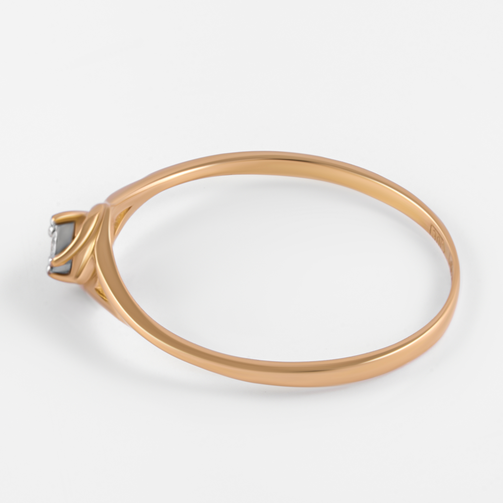 Золотое кольцо Альфа-карат из красного золота 585 пробы КР3214772/9