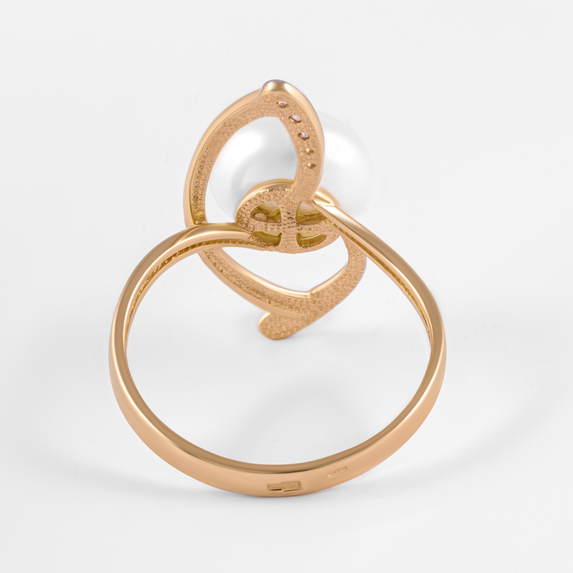 Золотое кольцо Defleur из красного золота 585 пробы ФЖ21125А1