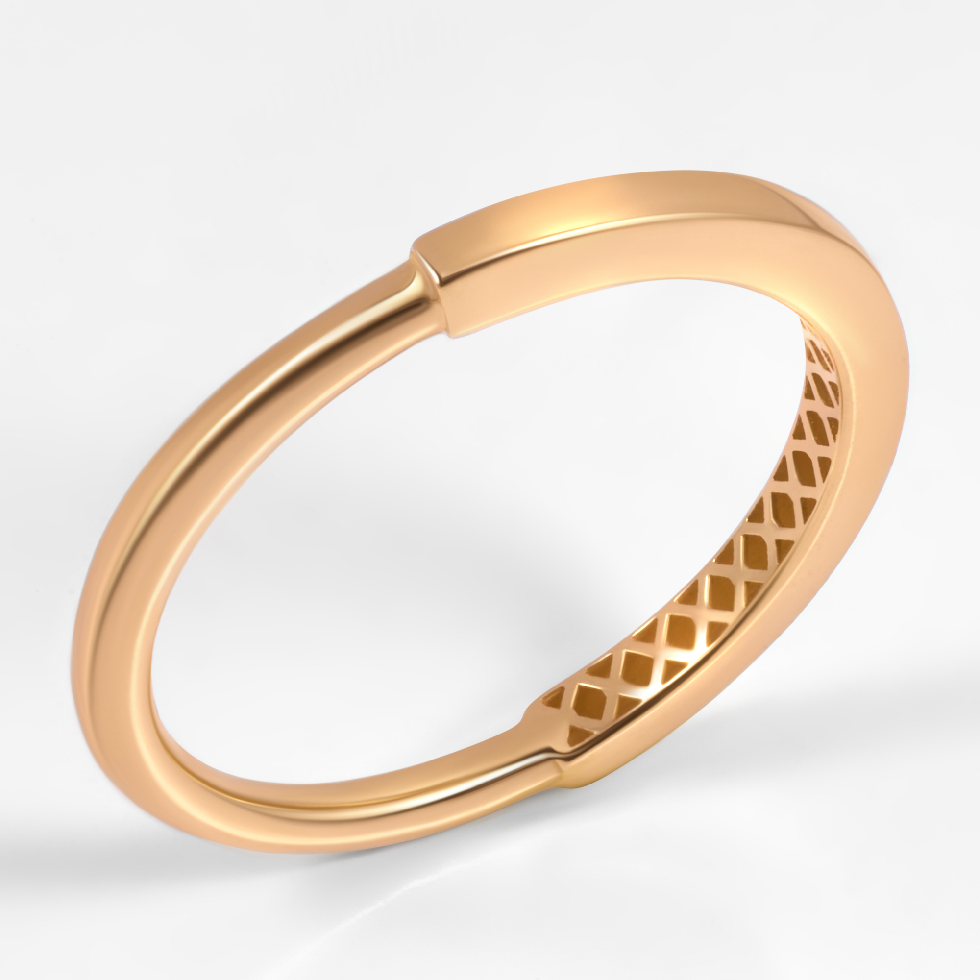 Золотое кольцо Liberty из красного золота 585 пробы РЫ1798599