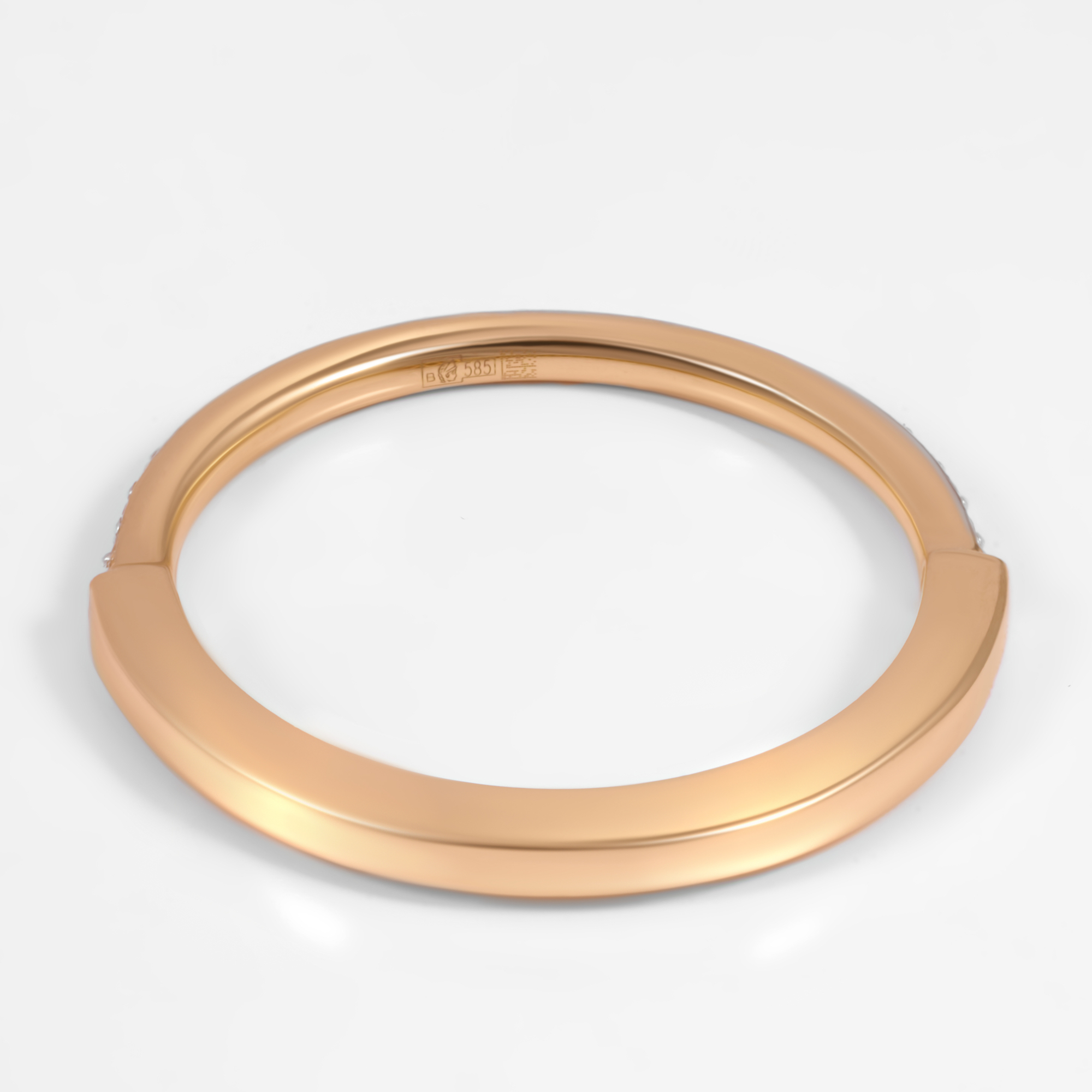 Золотое кольцо Liberty из красного золота 585 пробы РЫ1798441
