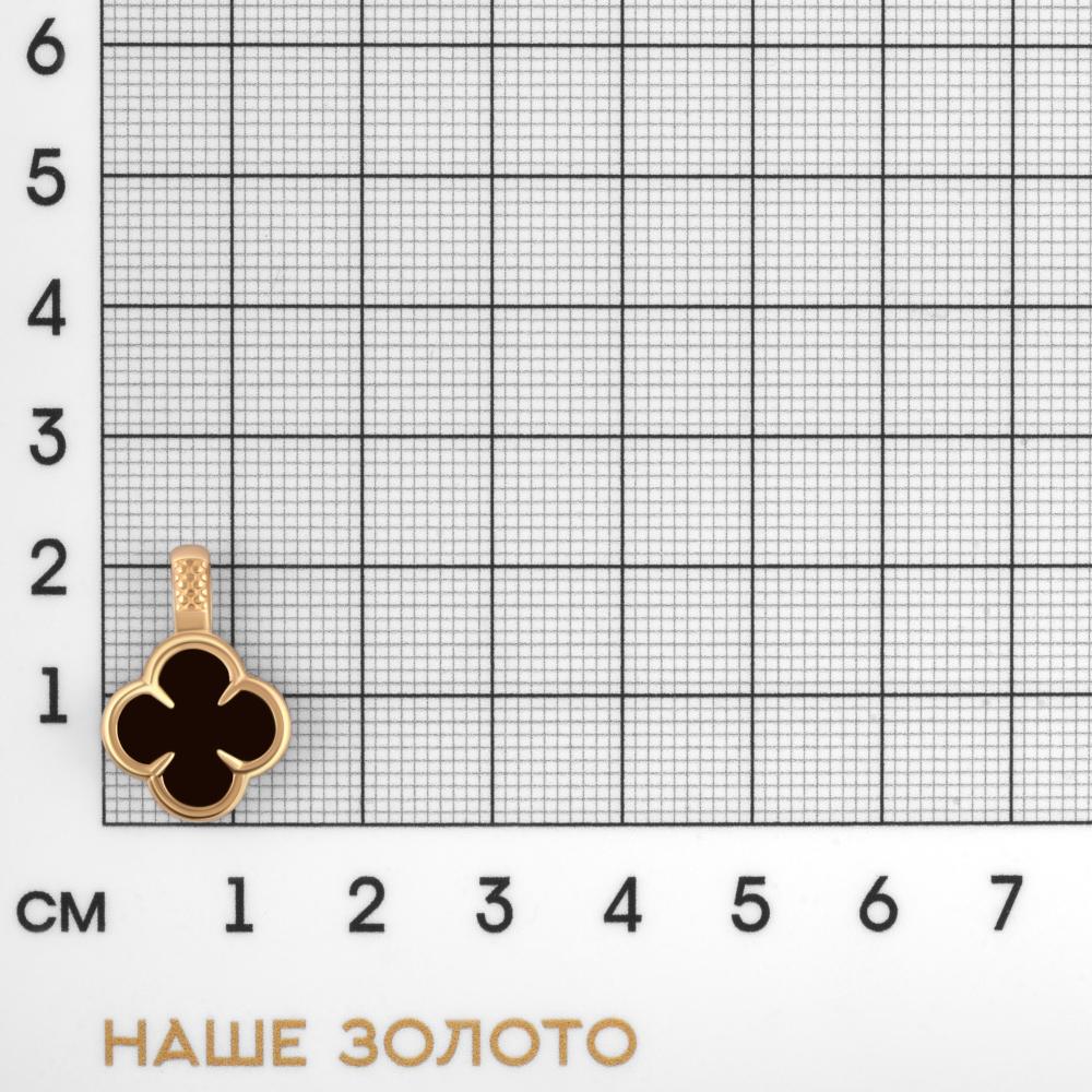 Золотая подвеска Бергер из красного золота 585 пробы Б2030111