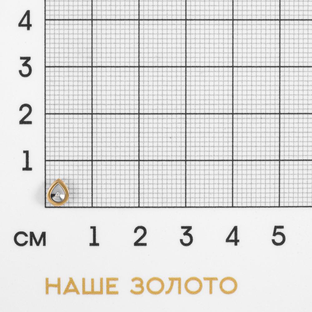 Золотая подвеска Империал из красного золота 585 пробы ИМП0714-120