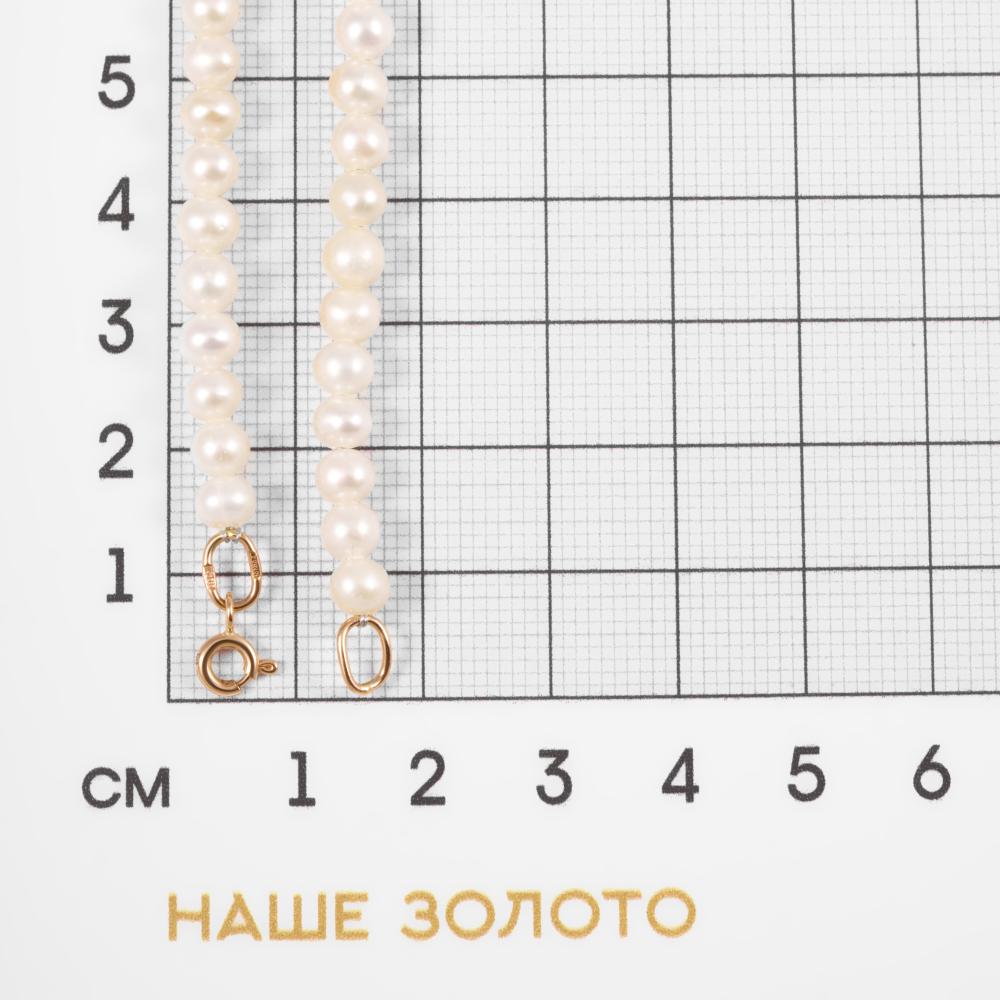 Золотые бусы Елунина из красного золота 585 пробы ЕУКЖЗ145