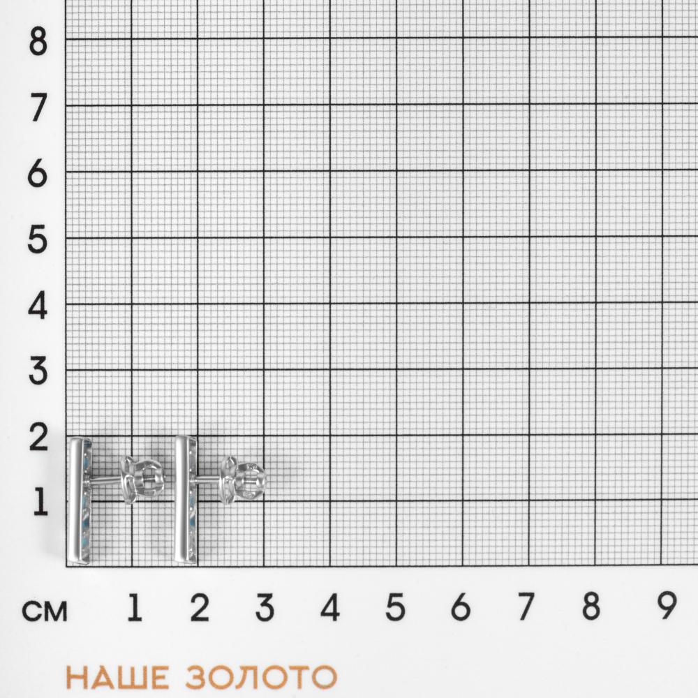 Серебряные серьги гвоздики Софи джевелри ЯУ209006Г