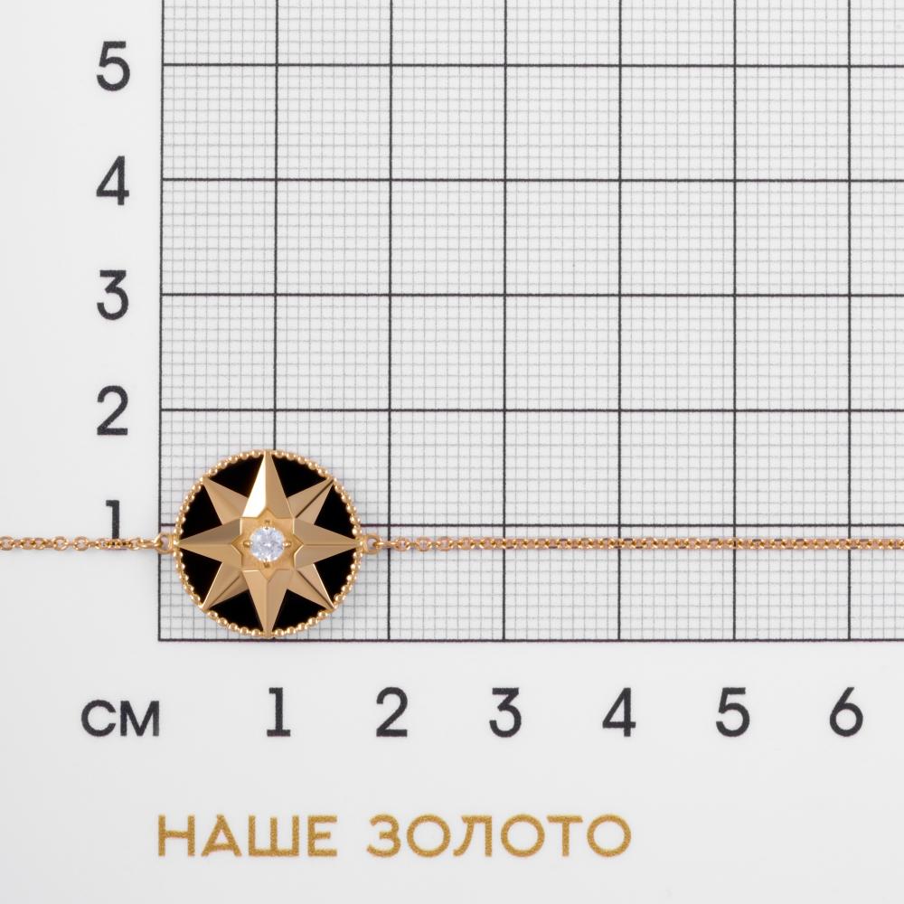 Золотой браслет Liberty из красного золота 585 пробы РЫ4002153-1