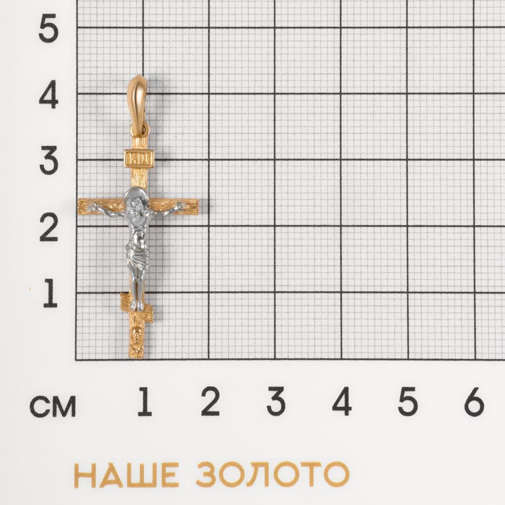 Золотой крест Золотая подкова из красного золота 585 пробы ЯВ810-00290-10-00-00-00