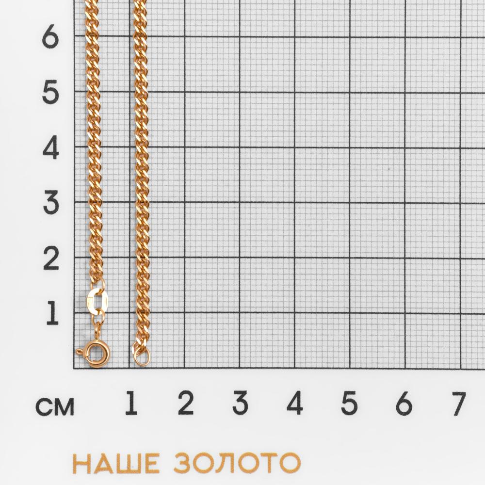 Золотой браслет Krastsvetmet из красного золота 585 пробы КЯНБ12-200 040