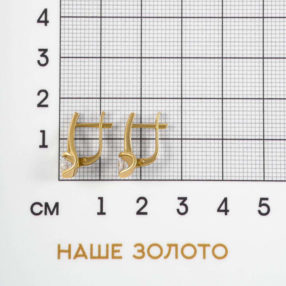 Золотые серьги New gold из красного золота 585 пробы НЮ305000291345