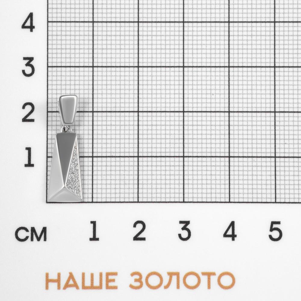 Золотая подвеска Алекси из красного золота 585 пробы А3Б32107