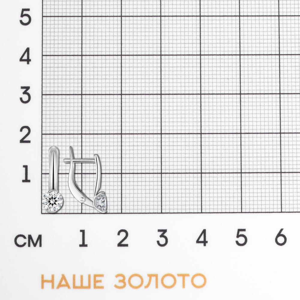 Серебряные серьги Золотая столица ЗЧС2180161010