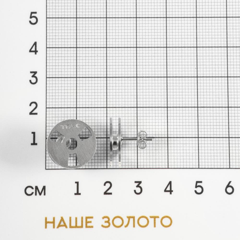 Серебряные серьги гвоздики Альтеза А9С20286