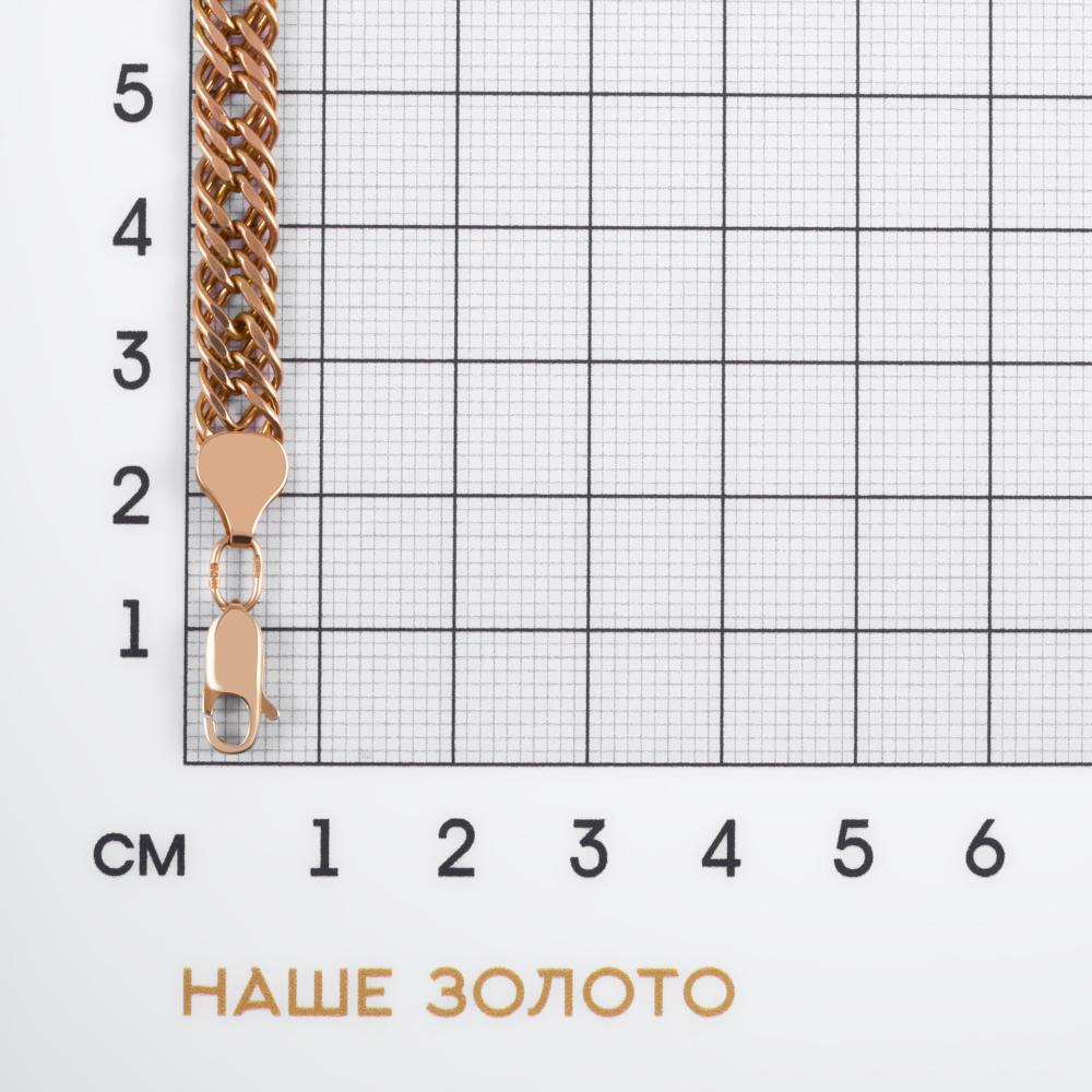 Золотой браслет Талант из красного золота 585 пробы ТБ42101008030204