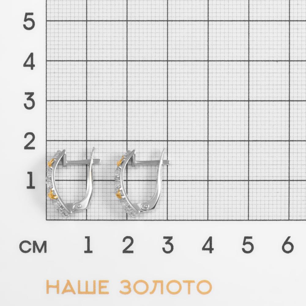 Золотые серьги Талант из красного золота 585 пробы ТБ10-1М-0001-29629