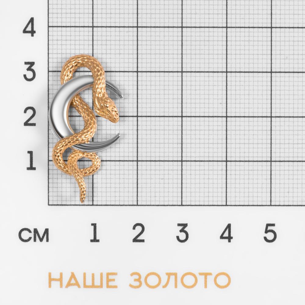 Золотая подвеска Платина из красного золота 585 пробы ПЛ033532010001111