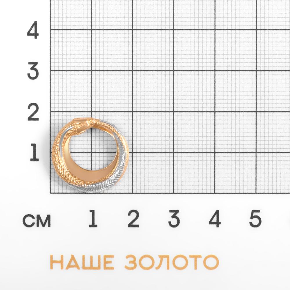 Золотая подвеска Платина из красного золота 585 пробы ПЛ033532010001111