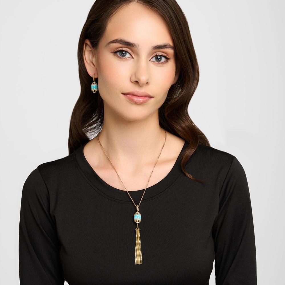 Серебряные серьги подвесные Style avenue СЙЦАИЕ426ТК