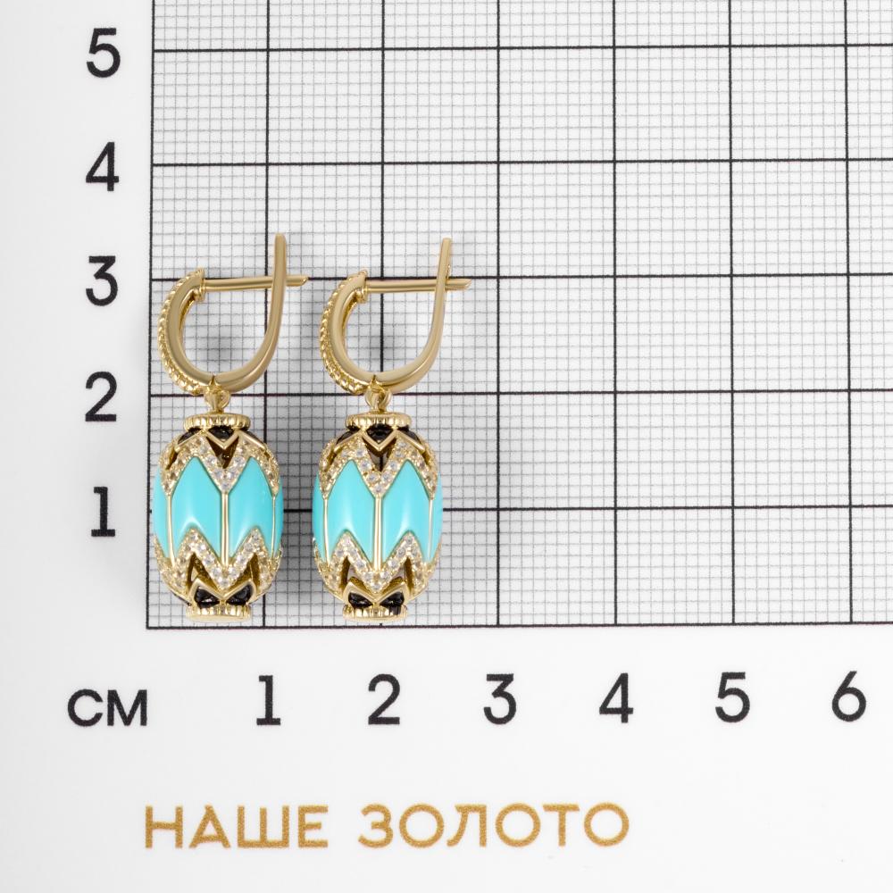 Серебряные серьги подвесные Style avenue СЙЦАИЕ426ТК