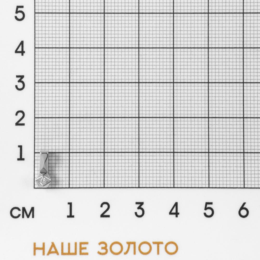 Золотая подвеска Лаки даймонд из красного золота 585 пробы Л8М40124-220