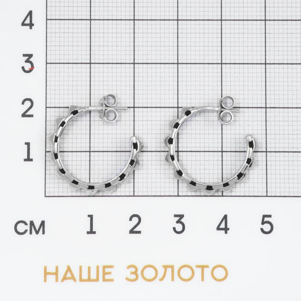 Серебряные серьги гвоздики Талант ТБ12-76-0000-15549